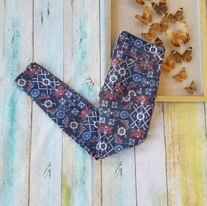 Current Elliot Midnight Tapestry Boho Gypsy Jeans